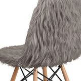 English Elm Commercial Grade Shaggy Dog Accent Chair