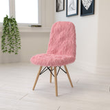 English Elm Commercial Grade Shaggy Dog Accent Chair