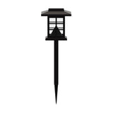 English Elm 8 Pack Lantern Style LED Solar Lights Weather Resistant Outdoor Solar Powered Lights for Pathway, Garden, & Yard