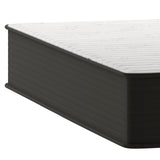 English Elm 12 Inch Hybrid Mattress, King Size High Density Foam and Pocket Spring Mattress in a Box, CertiPur-US Certified Foam, /Black