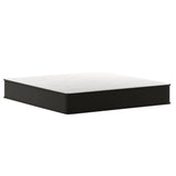 English Elm 12 Inch Hybrid Mattress, King Size High Density Foam and Pocket Spring Mattress in a Box, CertiPur-US Certified Foam, /Black