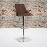 English Elm Contemporary Adjustable Height Barstool