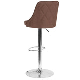 English Elm Contemporary Adjustable Height Barstool