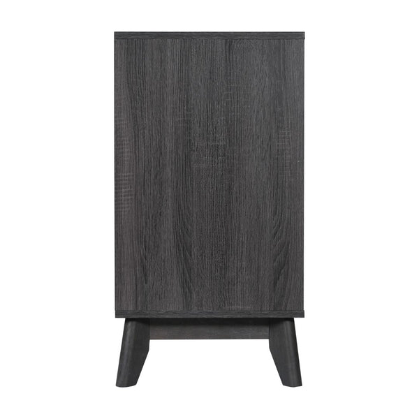 English Elm Mid-Century Modern 60 Inch 4 Door Storage Buffet Sideboard, 4 Soft Close Doors, Adjustable Shelves, TV Stand for up to 64" TV's,