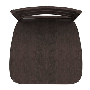 English Elm Commercial Grade Commercial Grade Wooden Classic Ladderback Swivel Counter Height Barstool with Solid Wood Seat,