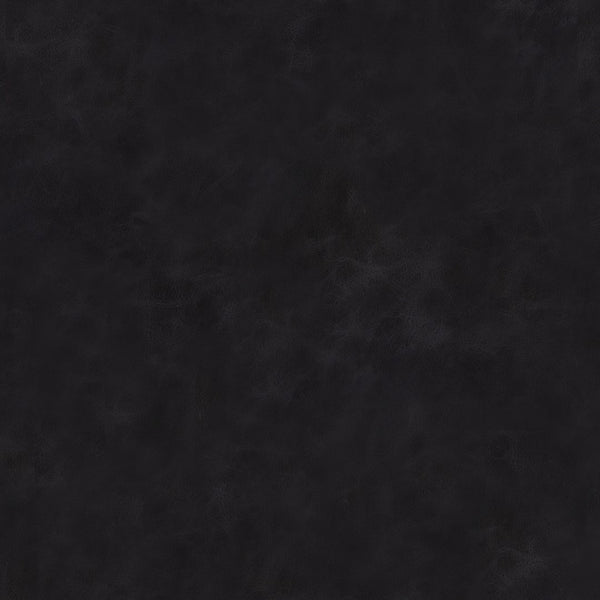 English Elm Commercial Grade 18 inch Dining Table Height Chair, Mid-Back Sled Base Dining Chair in Dark LeatherSoft with Black Frame - Set of 2