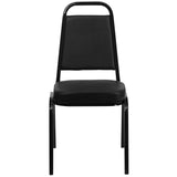 English Elm Commercial Grade Series Trapezoidal Back Stacking Banquet Chair in Vinyl - Frame