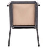 English Elm Commercial Grade Series Square Back Stacking Banquet Chair in Vinyl with Silvervein Frame