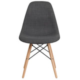 English Elm Commercial Grade Elon Series Fabric Chair with Wooden Legs