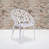 English Elm Commercial Grade Series Transparent Stacking Side Chair