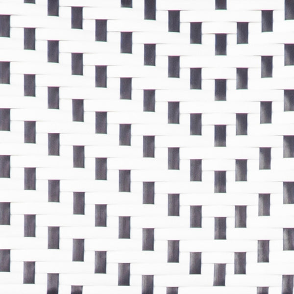 English Elm Commercial Grade Three Piece Commercial Grade Foldable French Bistro Set, Indoor/Outdoor PE Rattan Back, Seat and Table Top, Navy/White with Natural Steel Frames