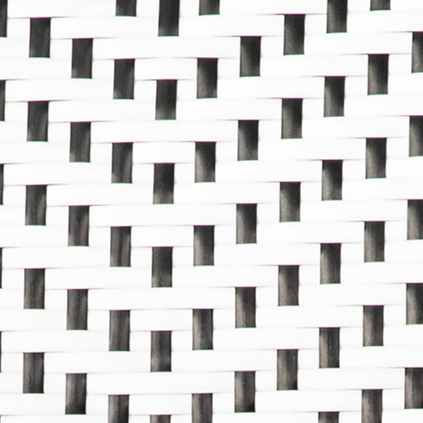 English Elm Commercial Grade - Set of 2 Commercial Grade Foldable French Bistro Chairs, Indoor/Outdoor PE Rattan Back and Seat, /White with Steel Frames