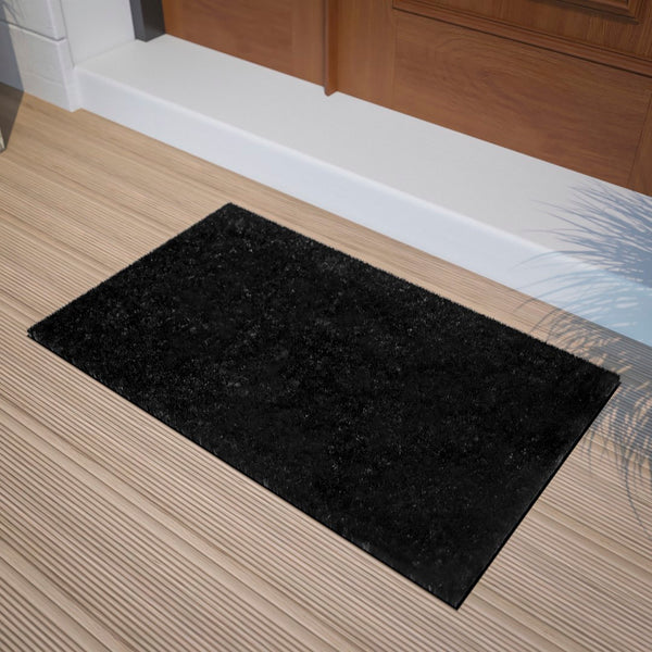 English Elm 18" x 30" Indoor/Outdoor Solid Natural Coir Doormat with Non-Slip Backing
