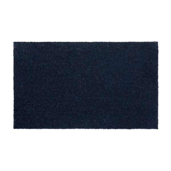 English Elm 18" x 30" Indoor/Outdoor Solid Natural Coir Doormat with Non-Slip Backing