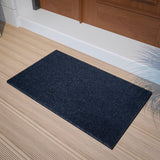 English Elm 18" x 30" Indoor/Outdoor Solid Natural Coir Doormat with Non-Slip Backing