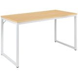 English Elm Commercial Grade Tiverton Industrial Modern Desk - Commercial Grade Office Computer Desk and Home Office Desk - 47" Long (Maple/)