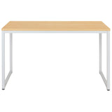 English Elm Commercial Grade Tiverton Industrial Modern Desk - Commercial Grade Office Computer Desk and Home Office Desk - 47" Long (Maple/)