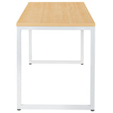 English Elm Commercial Grade Tiverton Industrial Modern Desk - Commercial Grade Office Computer Desk and Home Office Desk - 47" Long (Maple/)