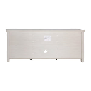 English Elm Classic TV Stand up to 80" TVs - Modern Finish with Full Glass Doors - 65" Engineered Wood Frame - 3 Shelves