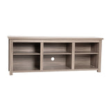 English Elm Farmhouse TV Stand up to 80" TVs - 65" Engineered Wood Framed Media Console with Open Storage in Finish