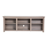 English Elm Farmhouse TV Stand up to 80" TVs - 65" Engineered Wood Framed Media Console with Open Storage in Finish