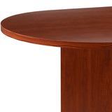 English Elm Commercial Grade 6 Foot (72 inch) Oval Conference Table