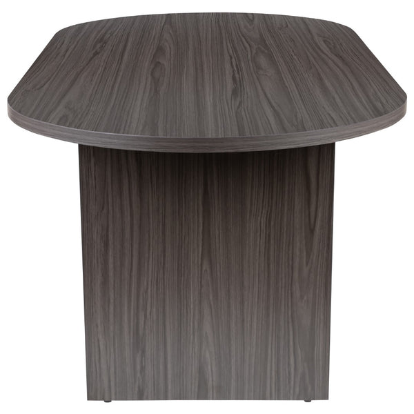 English Elm Commercial Grade 6 Foot (72 inch) Oval Conference Table