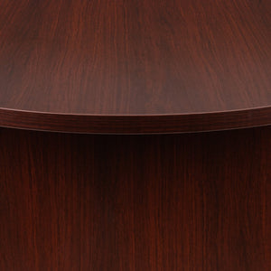 English Elm Commercial Grade 6 Foot (72 inch) Oval Conference Table