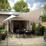 English Elm 20ft Rectangle Sun Sail Shade Canopy with Included Nylon Attachment Ropes