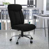 English Elm Commercial Grade Series Big & Tall 400 lb. Rated Executive Ergonomic Office Chair and Chrome Base