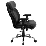 English Elm Commercial Grade Series Big & Tall 400 lb. Rated Executive Ergonomic Office Chair with Full Headrest & Arms