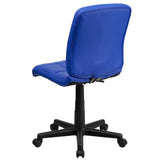 English Elm Commercial Grade Mid-Back Quilted Vinyl Swivel Task Office Chair