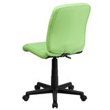 English Elm Commercial Grade Mid-Back Quilted Vinyl Swivel Task Office Chair