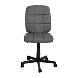 English Elm Commercial Grade Mid-Back Quilted Vinyl Swivel Task Office Chair