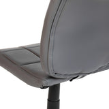 English Elm Commercial Grade Mid-Back Quilted Vinyl Swivel Task Office Chair