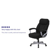 English Elm Commercial Grade Series Big & Tall 500 lb. Rated Executive Swivel Ergonomic Office Chair with Arms