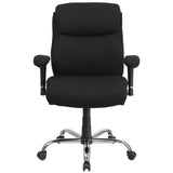 English Elm Commercial Grade Series Big & Tall 400 lb. Rated Ergonomic Task Office Chair with Line Stitching and Adjustable Arms