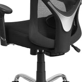 English Elm Commercial Grade Big & Tall Office Chair | Adjustable Height Mesh Swivel Office Chair with Wheels