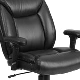 English Elm Commercial Grade Series Big & Tall 400 lb. Rated Deep Tufted Ergonomic Task Office Chair with Adjustable Arms