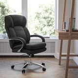 Commercial Grade Series 24/7 Intensive Use Big & Tall 500 lb. Rated Executive Ergonomic Office Chair with Loop Arms