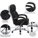 English Elm Commercial Grade Series 24/7 Intensive Use Big & Tall 500 lb. Rated Executive Ergonomic Office Chair with Loop Arms