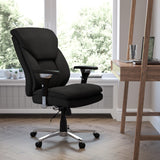 Commercial Grade Series 24/7 Intensive Use Big & Tall 400 lb. Rated Executive Ergonomic Office Chair with Lumbar Knob