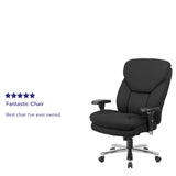 English Elm Commercial Grade Series 24/7 Intensive Use Big & Tall 400 lb. Rated Executive Ergonomic Office Chair with Lumbar Knob