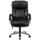 English Elm Commercial Grade Series Big & Tall 500 lb. Rated LeatherSoft Executive Swivel Ergonomic Office Chair with Extra Wide Seat