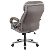 English Elm Commercial Grade Series Big & Tall 500 lb. Rated LeatherSoft Executive Swivel Ergonomic Office Chair with Extra Wide Seat