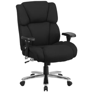 English Elm Commercial Grade Series 24/7 Intensive Use Big & Tall 400 lb. Rated Executive Ergonomic Office Chair with Lumbar Knob