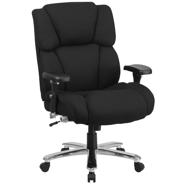 English Elm Commercial Grade Series 24/7 Intensive Use Big & Tall 400 lb. Rated Executive Ergonomic Office Chair with Lumbar Knob