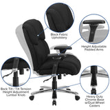 English Elm Commercial Grade Series 24/7 Intensive Use Big & Tall 400 lb. Rated Executive Ergonomic Office Chair with Lumbar Knob