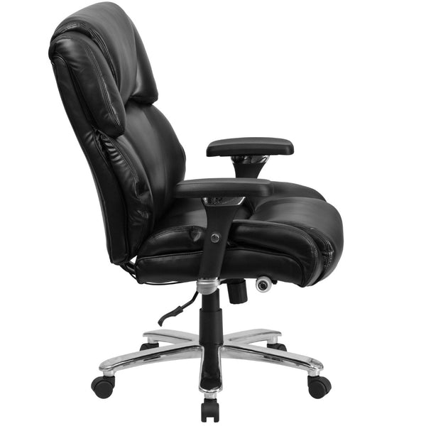 English Elm Commercial Grade Series 24/7 Intensive Use Big & Tall 400 lb. Rated Executive Lumbar Ergonomic Office Chair