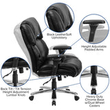 English Elm Commercial Grade Series 24/7 Intensive Use Big & Tall 400 lb. Rated Executive Lumbar Ergonomic Office Chair